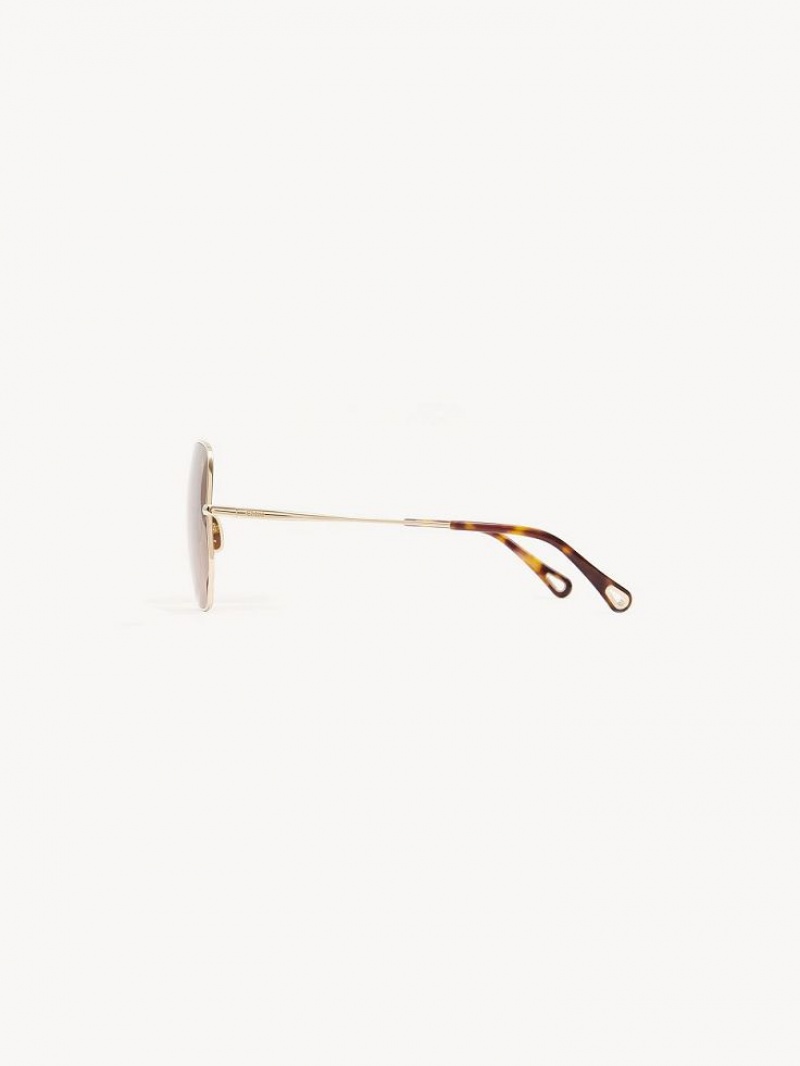 Chloe Joni Sonnenbrille Braun Beige | CHE-SR14541