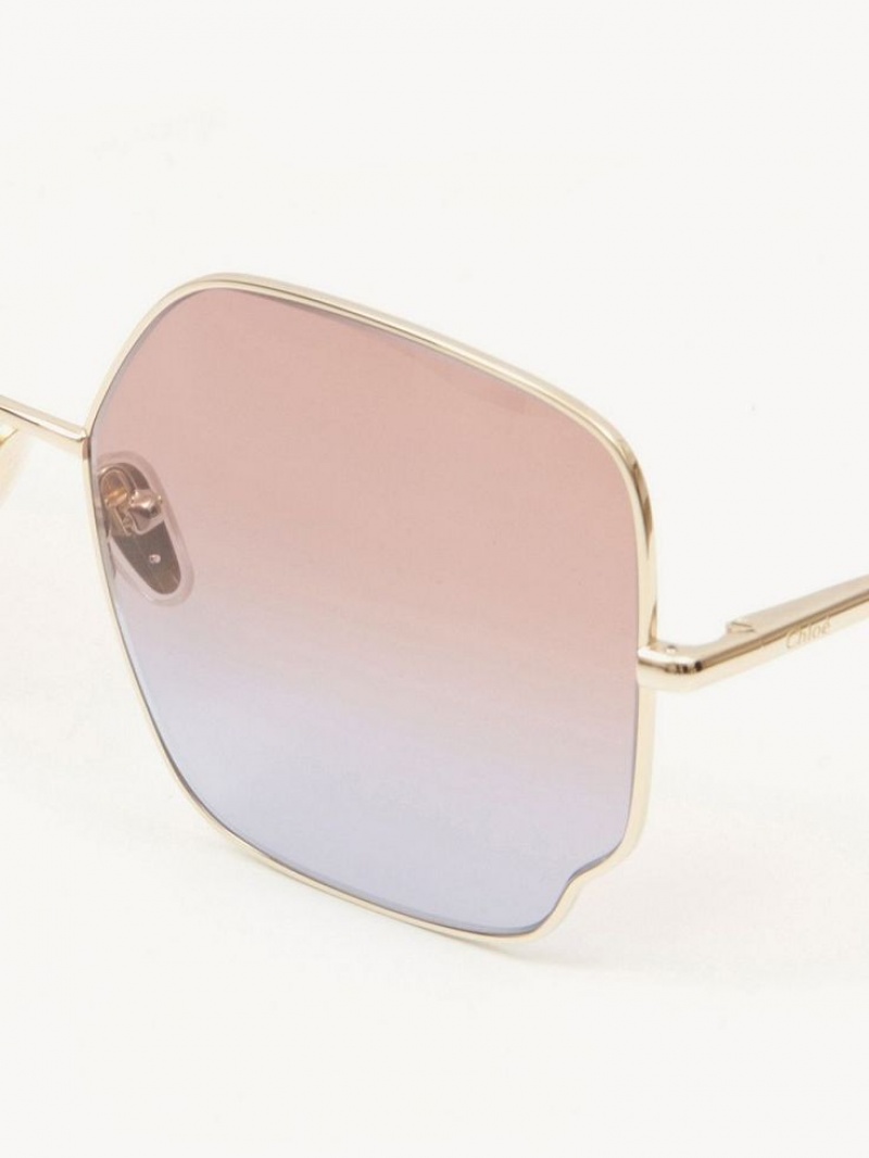 Chloe Joni Sonnenbrille Koralle Türkis | CHE-SR14542