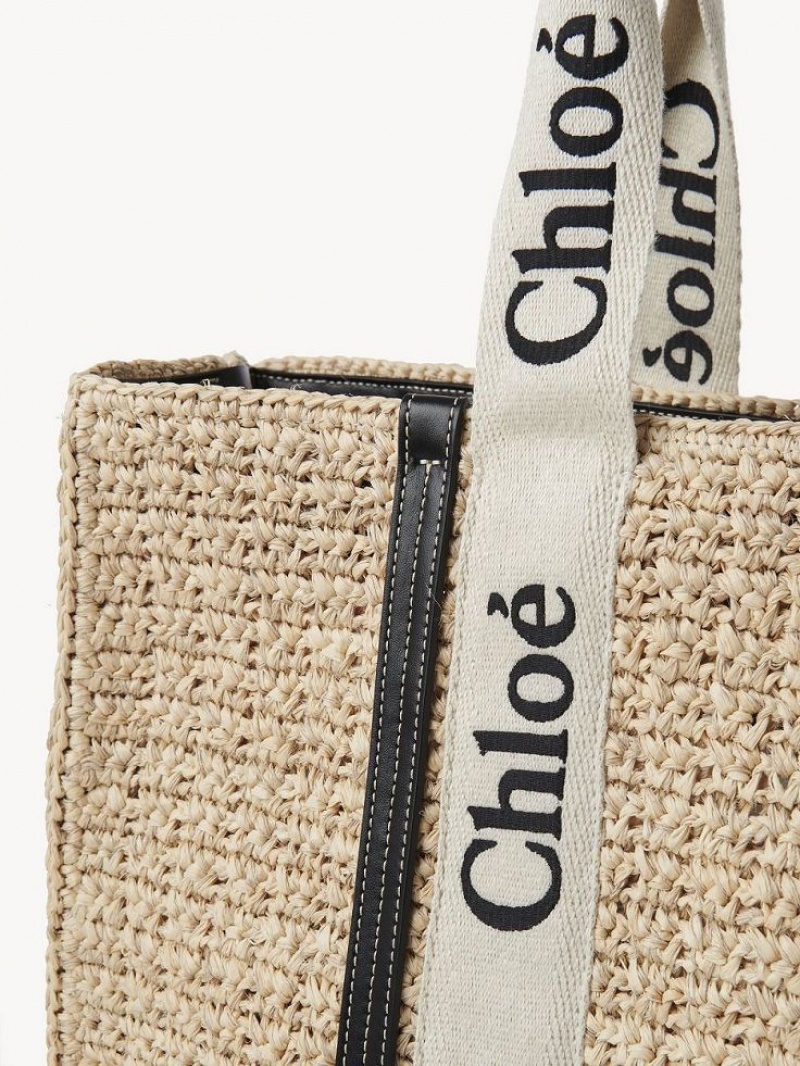 Chloe Large Woody Tragetaschen Braun | CHE-SR13367