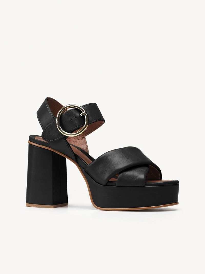 Chloe Lyna High-heel Sandalen Schwarz | CHE-SR14812