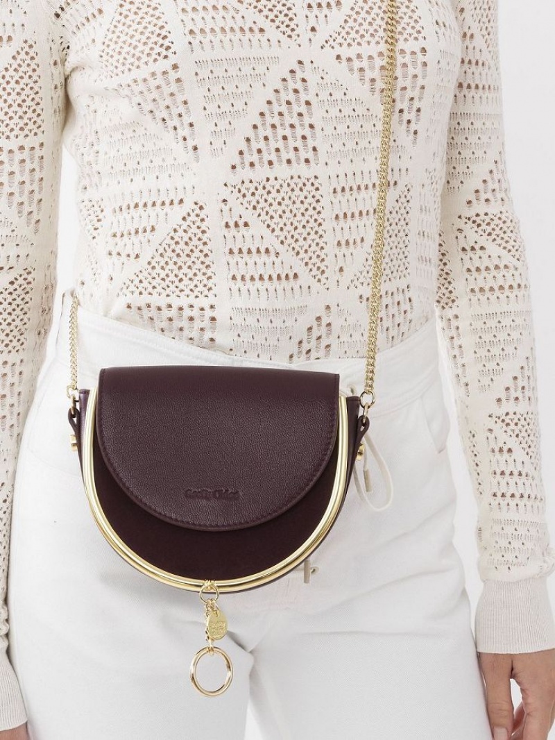 Chloe Mara Evening Crossbody Taschen Bordeaux | CHE-SR14722