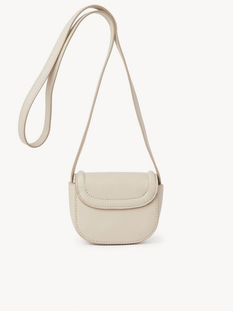 Chloe Mara Micro Schultertaschen Beige | CHE-SR14607