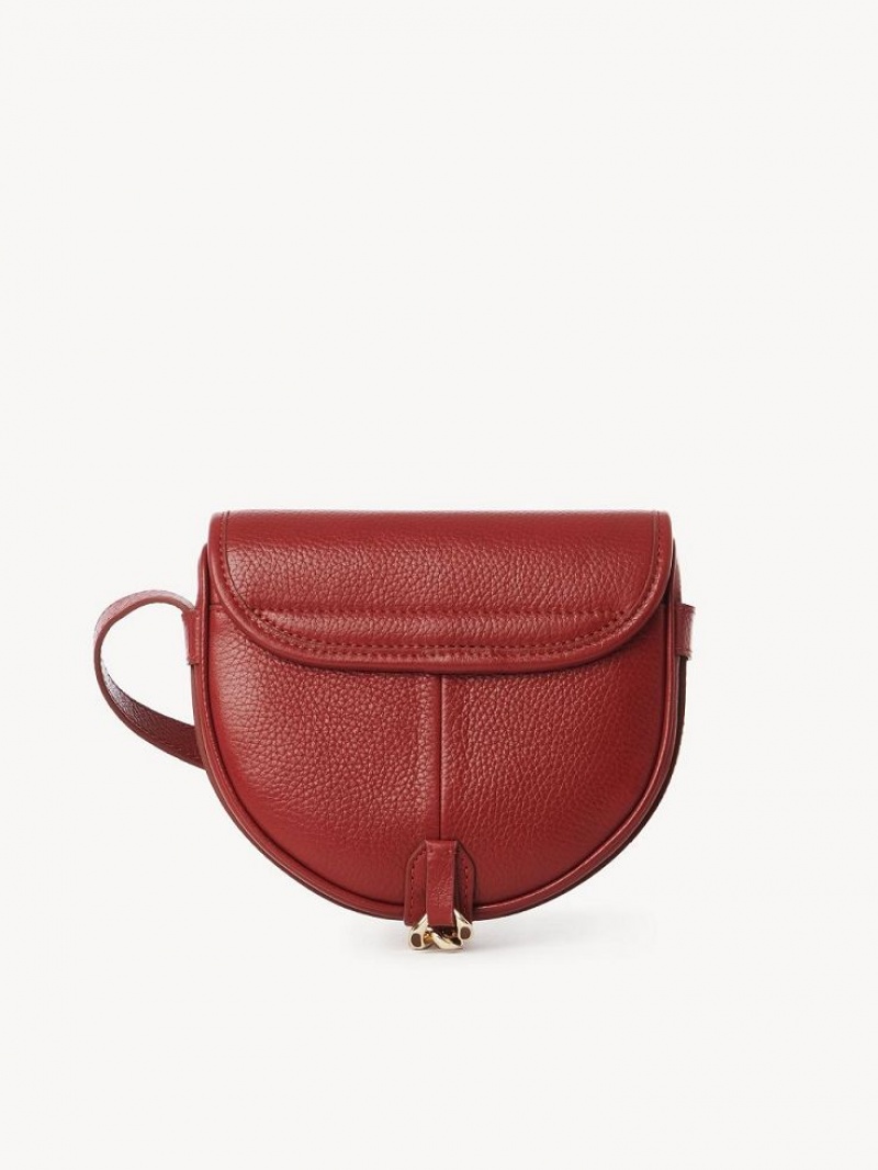 Chloe Mara Small Saddle Schultertaschen Rot | CHE-SR14602