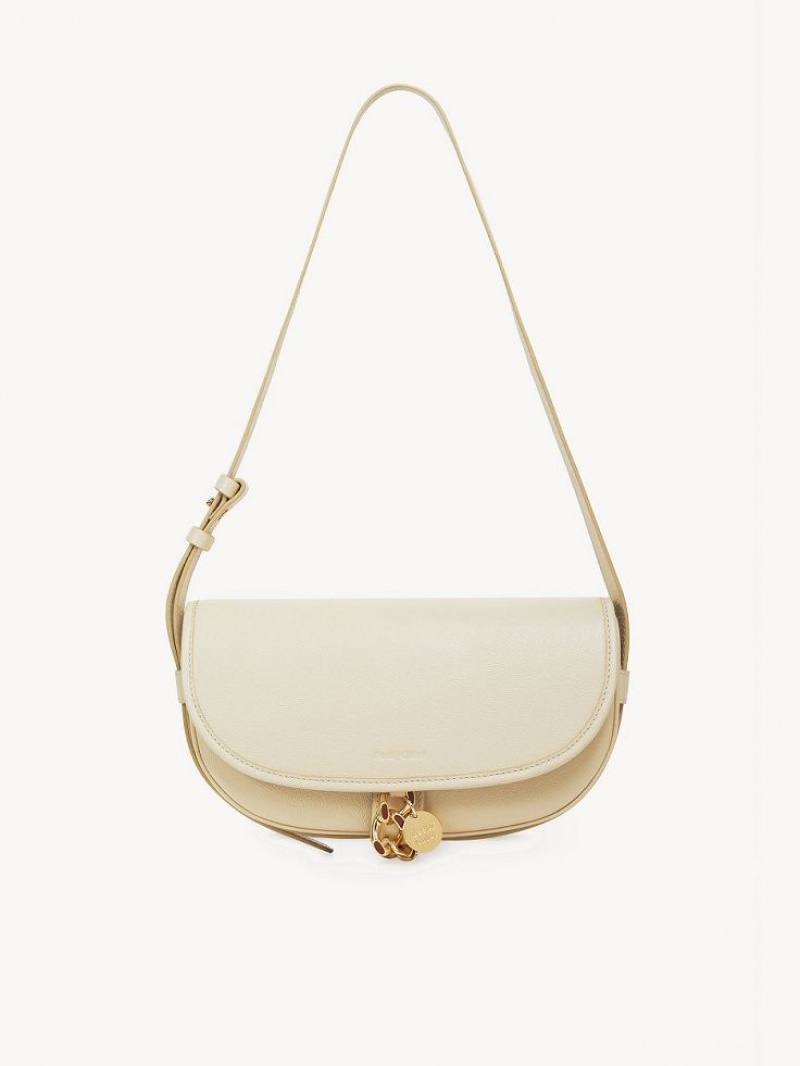 Chloe Mara Uette Schultertaschen Beige | CHE-SR14652