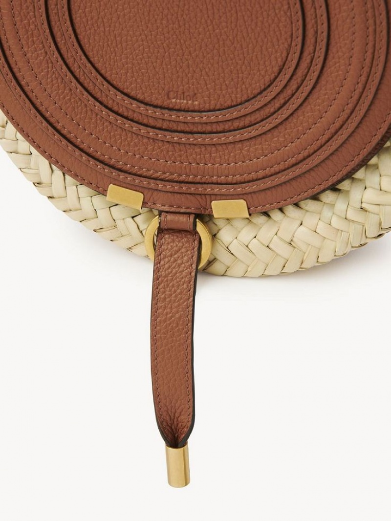 Chloe Marcie Basket Crossbody Taschen Braun | CHE-SR13478