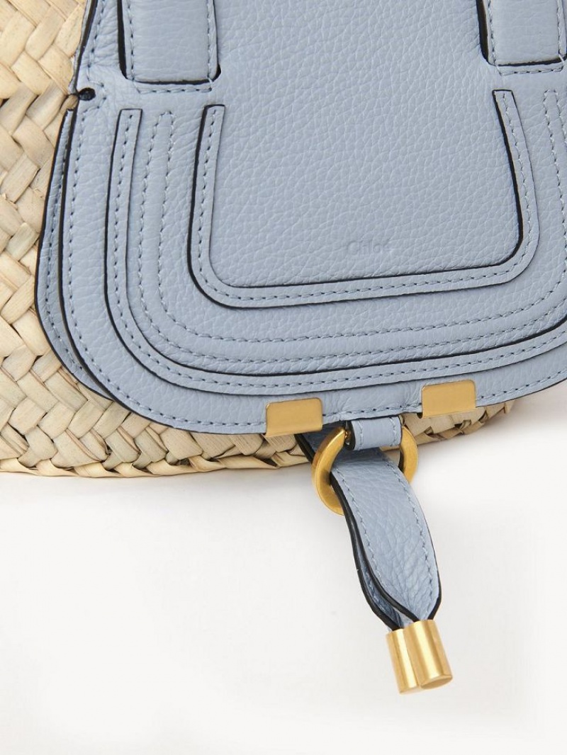 Chloe Marcie Basket Mini Taschen Blau | CHE-SR13661