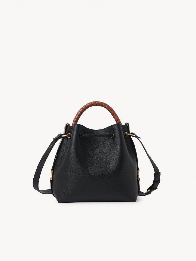 Chloe Marcie Bucket Crossbody Taschen Schwarz | CHE-SR13590