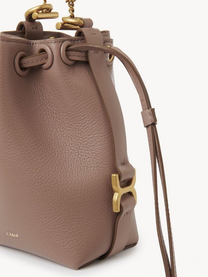 Chloe Marcie Bucket Mini Taschen Braun | CHE-SR13716