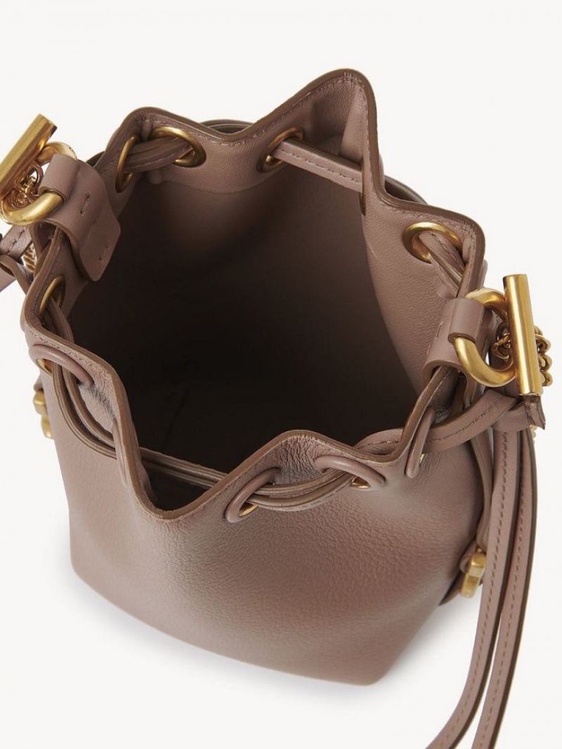 Chloe Marcie Bucket Mini Taschen Braun | CHE-SR13716