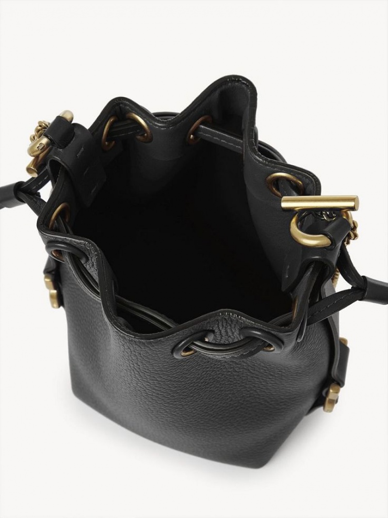 Chloe Marcie Bucket Mini Taschen Schwarz | CHE-SR13718