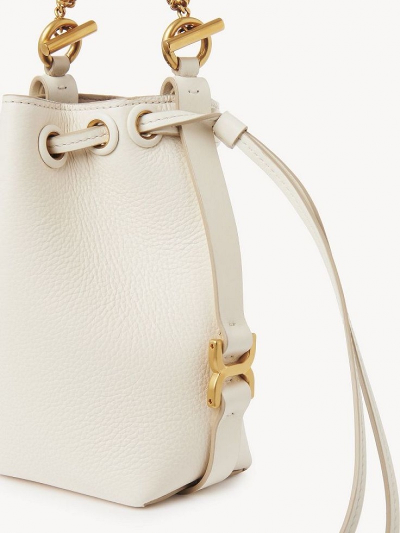 Chloe Marcie Bucket Mini Taschen Weiß | CHE-SR13717