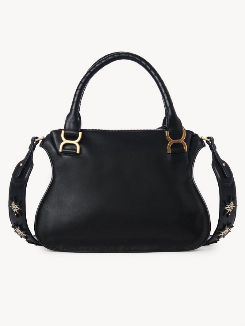 Chloe Marcie Double Carry Crossbody Taschen Schwarz | CHE-SR13499