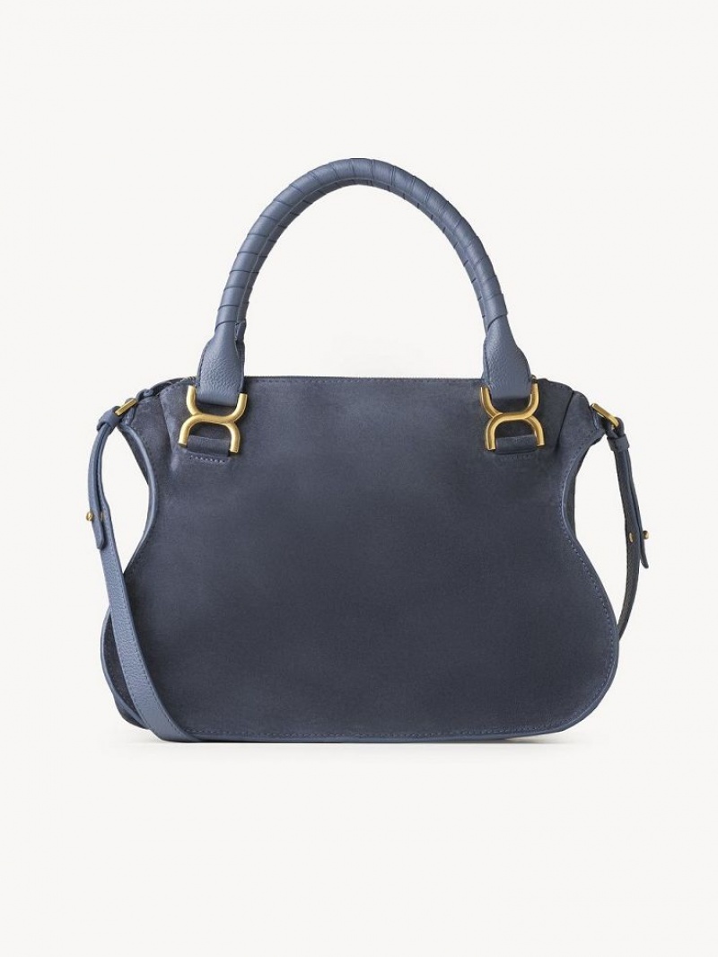 Chloe Marcie Double Carry Crossbody Taschen Tiefesgrau Navy | CHE-SR13517