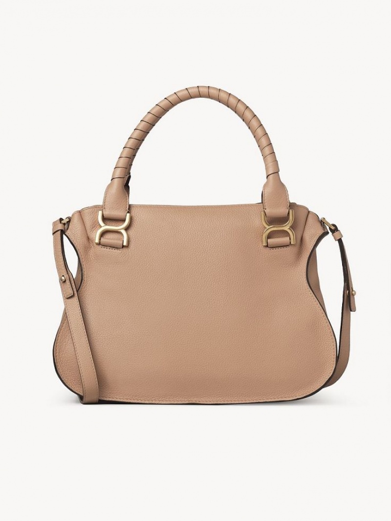 Chloe Marcie Double Carry Crossbody Taschen Hellbraun | CHE-SR13553