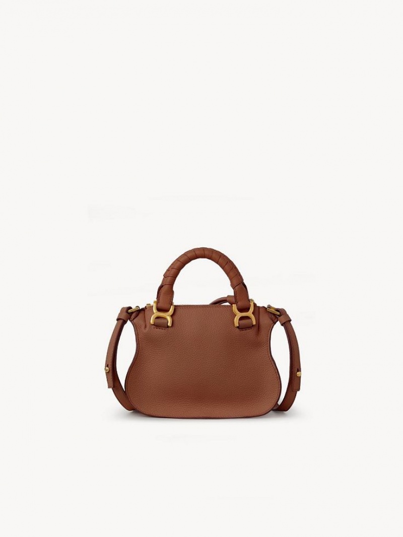 Chloe Marcie Double Carry Mini Taschen Braun | CHE-SR13725