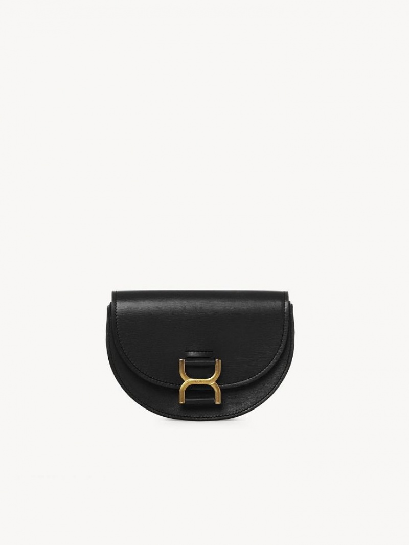 Chloe Marcie Flap Mini Taschen Schwarz | CHE-SR13710