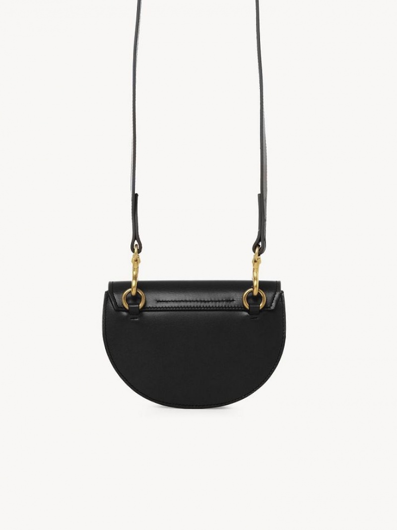 Chloe Marcie Flap Mini Taschen Schwarz | CHE-SR13710