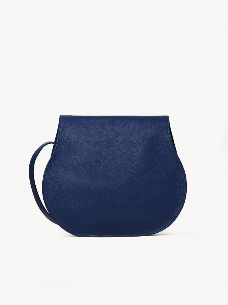 Chloe Marcie Medium Crossbody Taschen Tiefesblau | CHE-SR13497