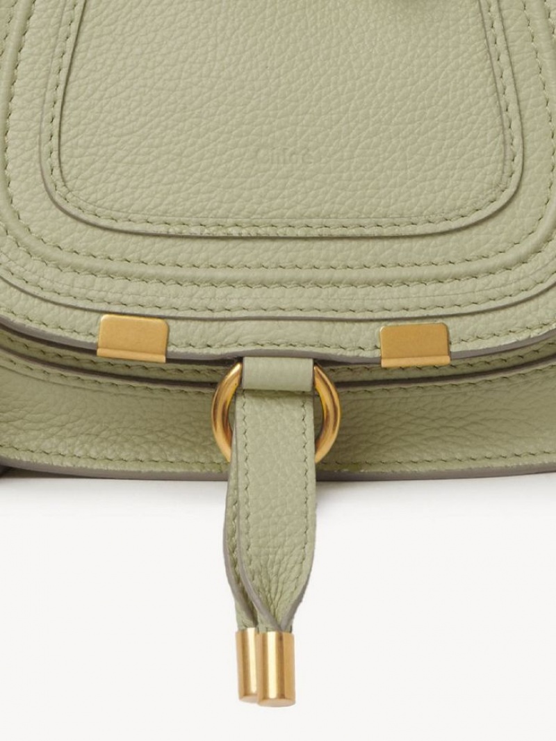 Chloe Marcie Mini Double Carry Crossbody Taschen Grün | CHE-SR13525