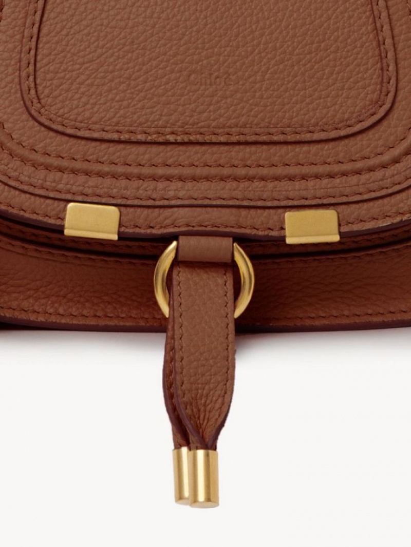 Chloe Marcie Mini Double Carry Crossbody Taschen Braun | CHE-SR13555