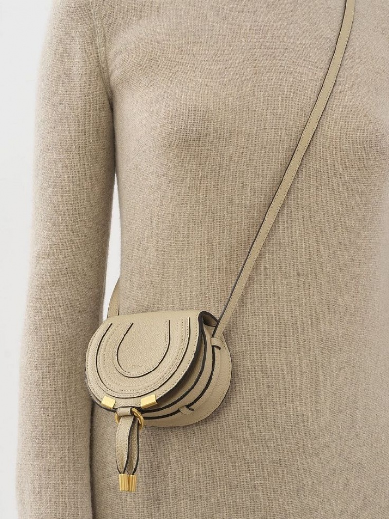 Chloe Marcie Nano Crossbody Taschen Beige | CHE-SR13513