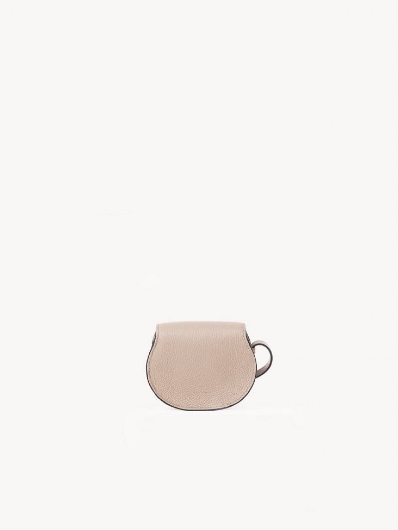 Chloe Marcie Nano Saddle Mini Taschen Beige | CHE-SR13696