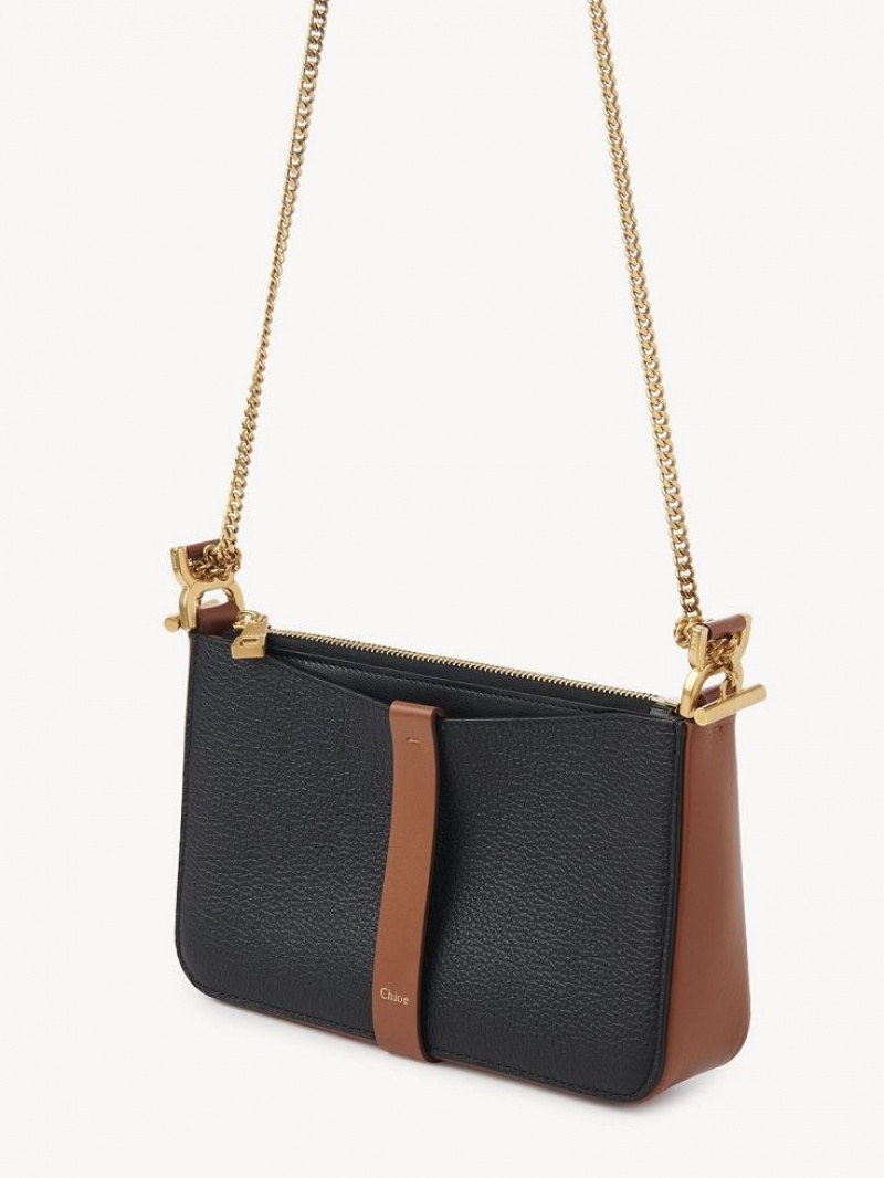 Chloe Marcie Pouch On Chain Mini Taschen Schwarz | CHE-SR13704