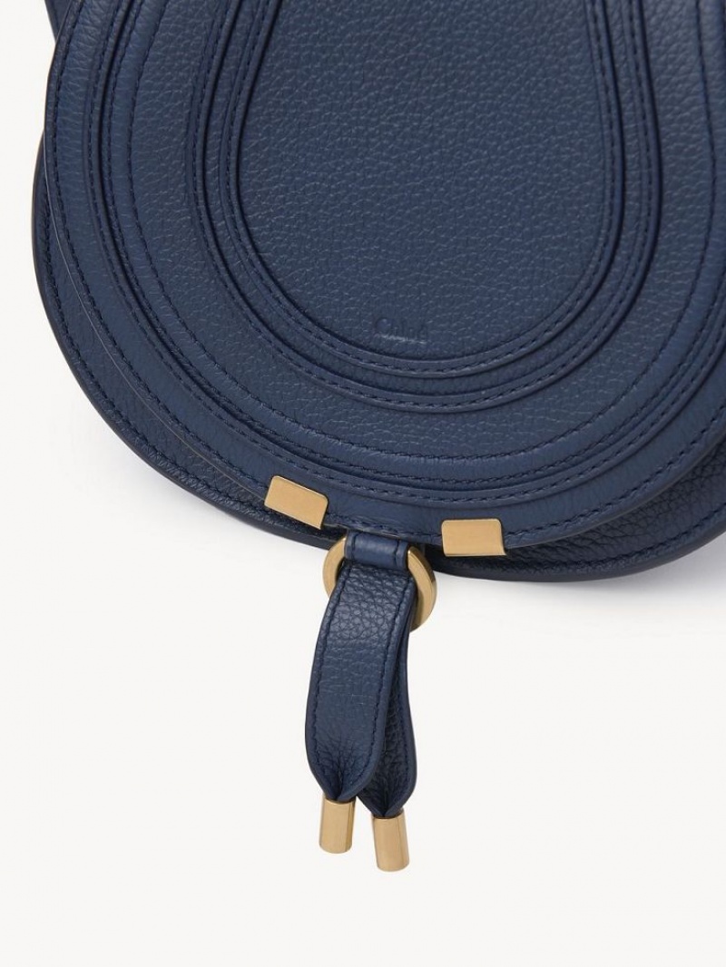 Chloe Marcie Small Crossbody Taschen Navy | CHE-SR13571