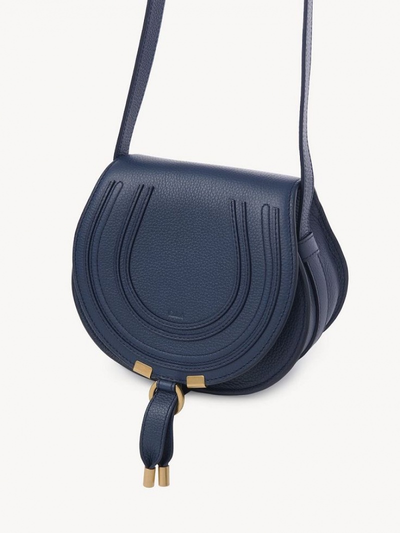 Chloe Marcie Small Crossbody Taschen Navy | CHE-SR13571