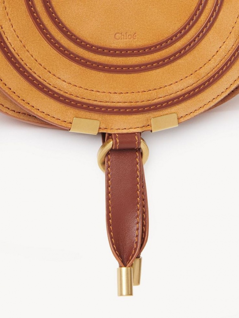 Chloe Marcie Small Crossbody Taschen Orange | CHE-SR13483