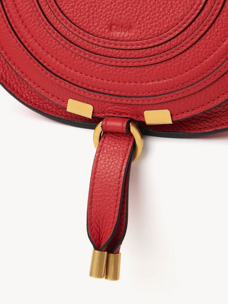 Chloe Marcie Small Crossbody Taschen Rot | CHE-SR13488