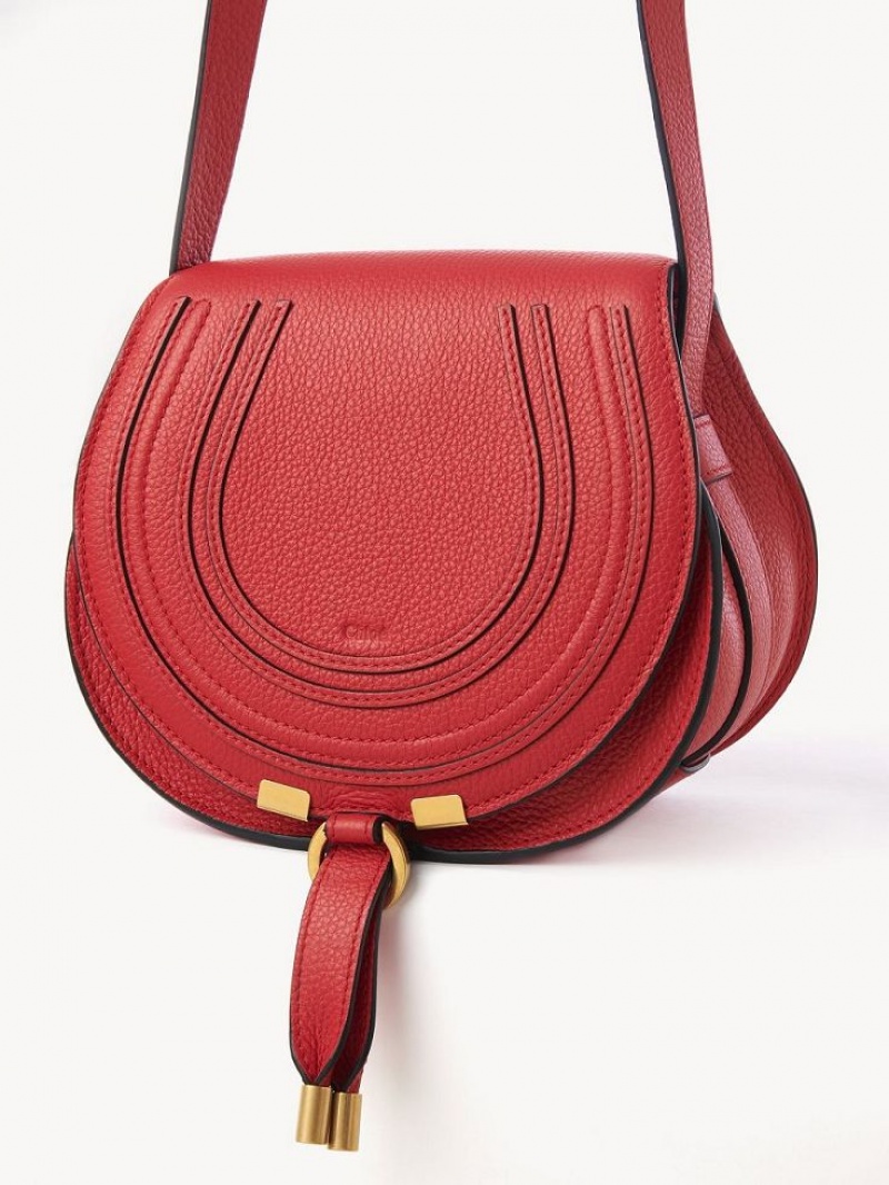 Chloe Marcie Small Crossbody Taschen Rot | CHE-SR13488