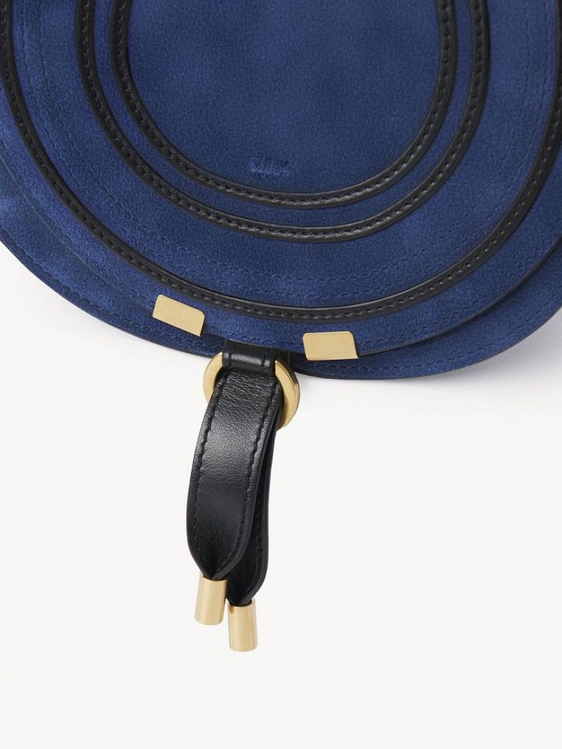 Chloe Marcie Small Crossbody Taschen Tiefesblau | CHE-SR13542