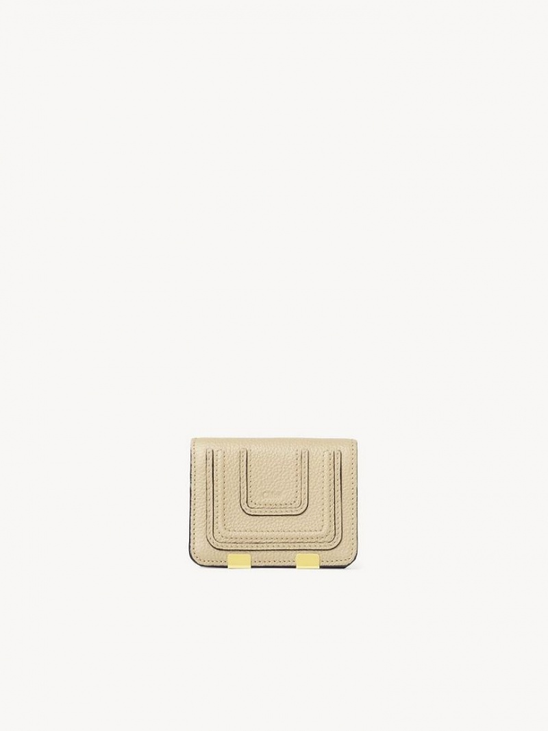 Chloe Marcie Small Kleine Geldbörse Beige | CHE-SR14273