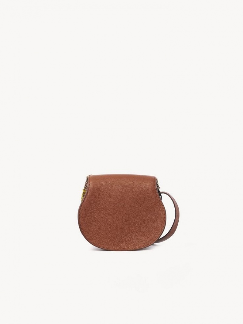 Chloe Marcie Small Saddle Mini Taschen Braun | CHE-SR13664