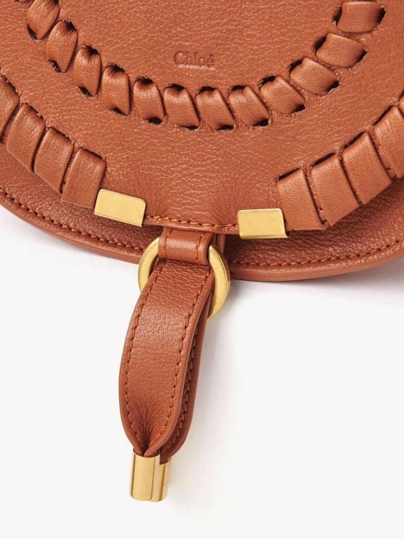 Chloe Marcie Small Saddle Mini Taschen Orange | CHE-SR13665