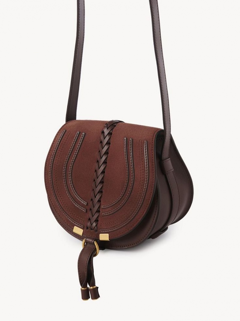 Chloe Marcie Small Saddle Schultertaschen Rot | CHE-SR13415