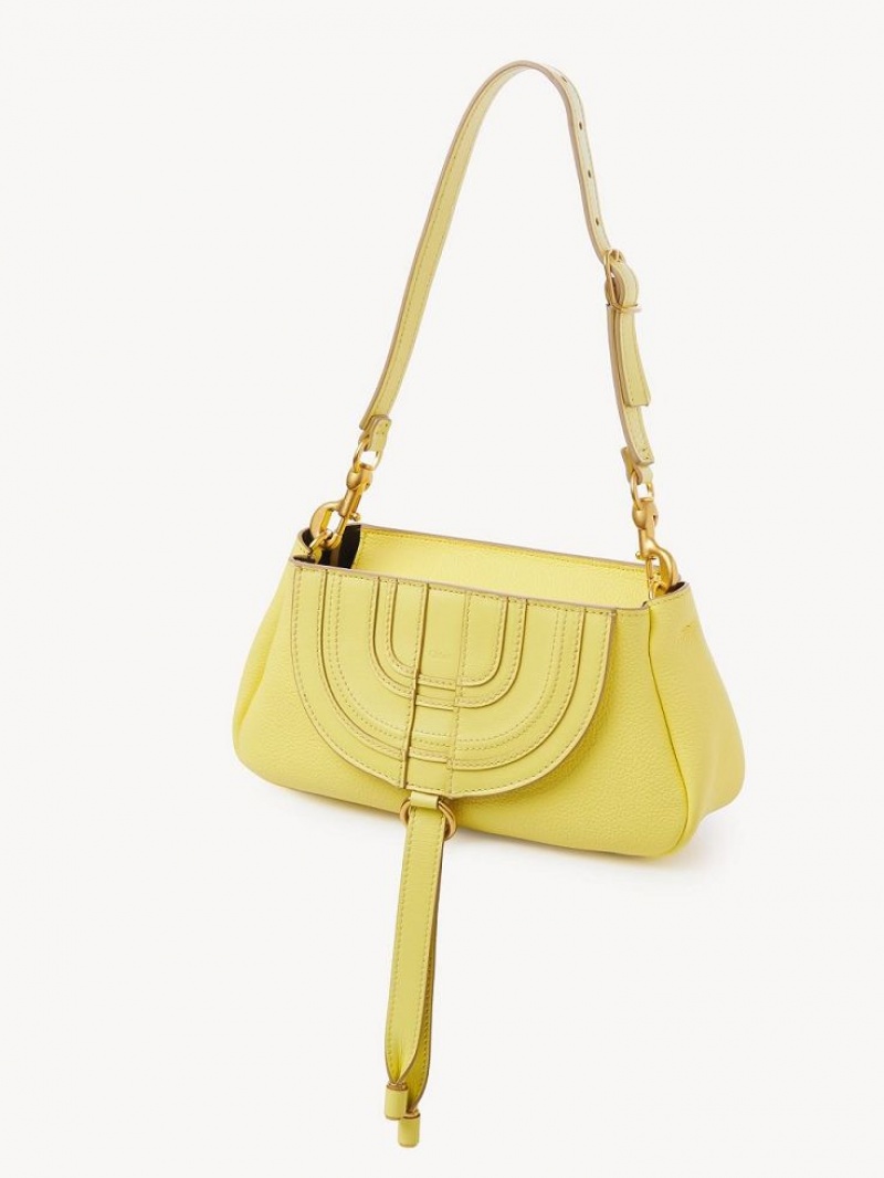 Chloe Marcie Small Unterarmtasche Gelb | CHE-SR13756