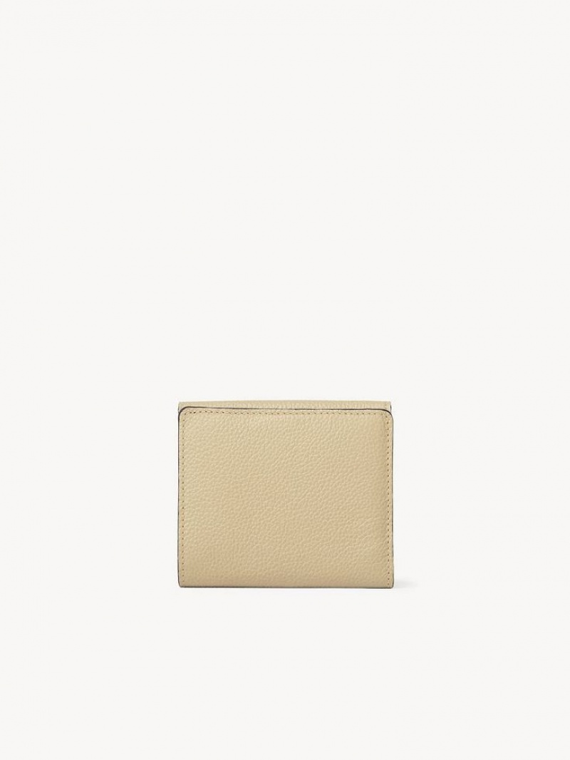 Chloe Marcie Square Kleine Geldbörse Beige | CHE-SR14280