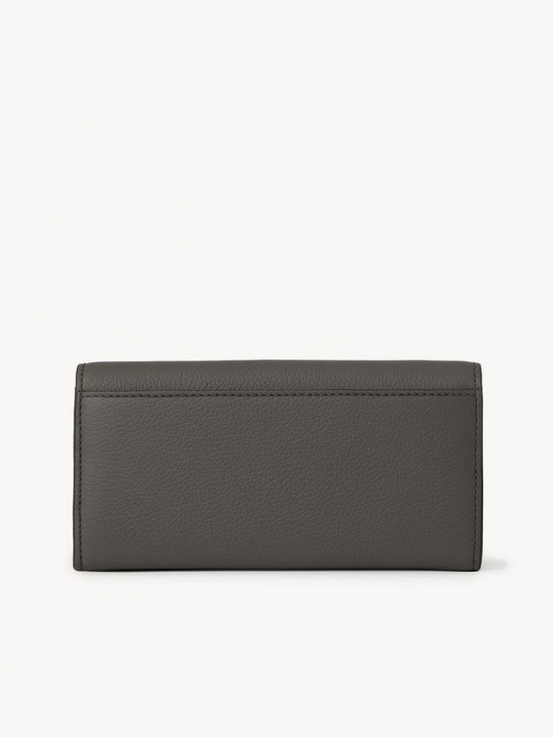 Chloe Marcie With Flap Große Geldbörse Grau | CHE-SR14301