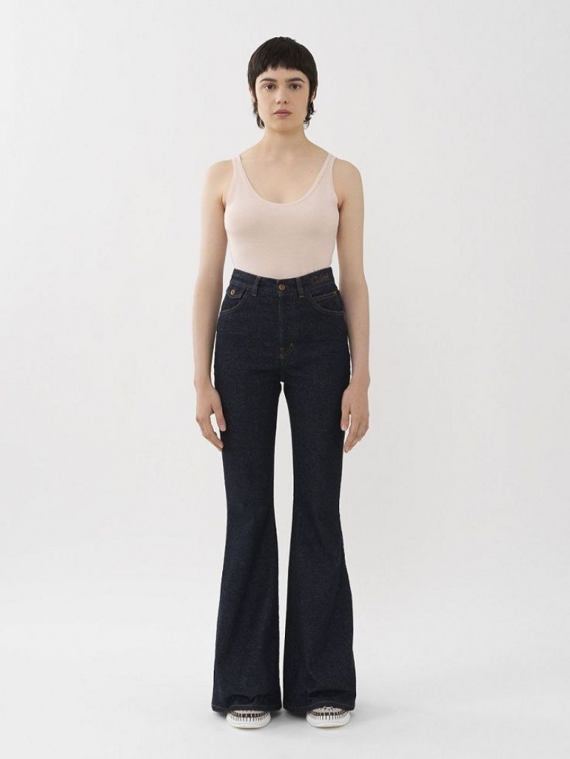 Chloe Merapi Flare Jeans Navy | CHE-SR13993