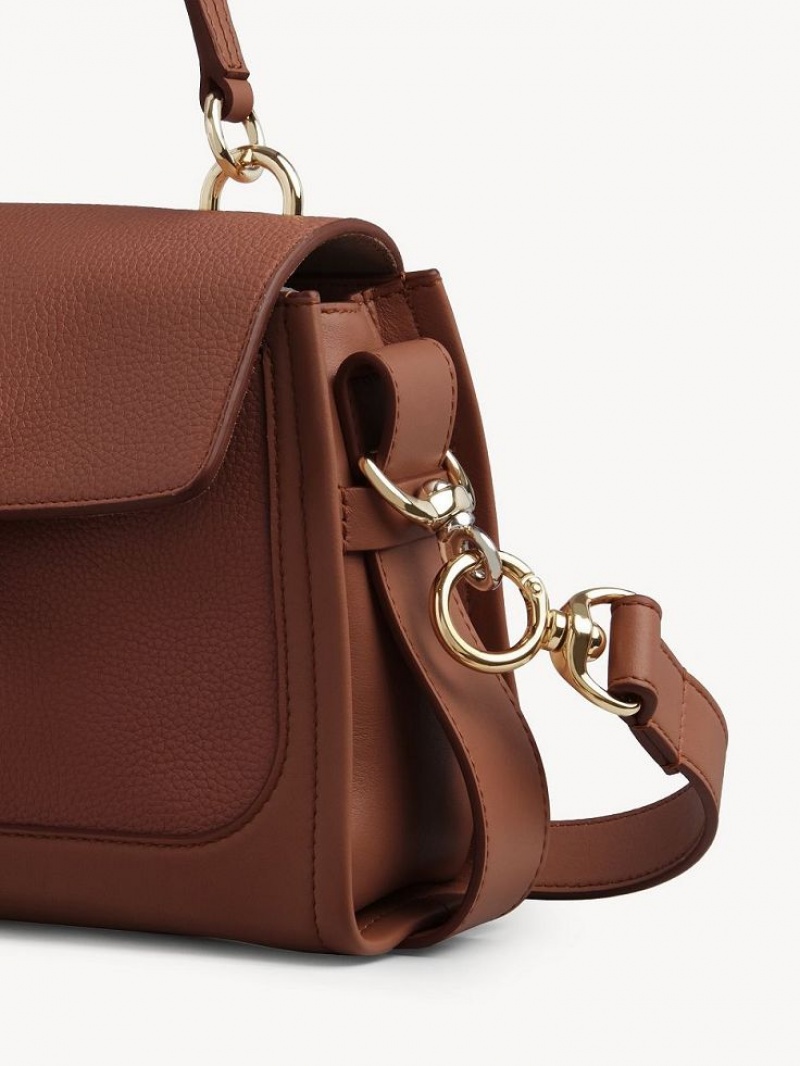 Chloe Mini Tess Day Crossbody Taschen Braun | CHE-SR13479