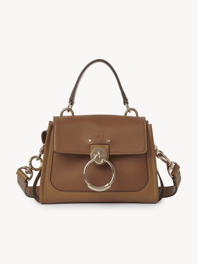 Chloe Mini Tess Day Crossbody Taschen Braun | CHE-SR13599