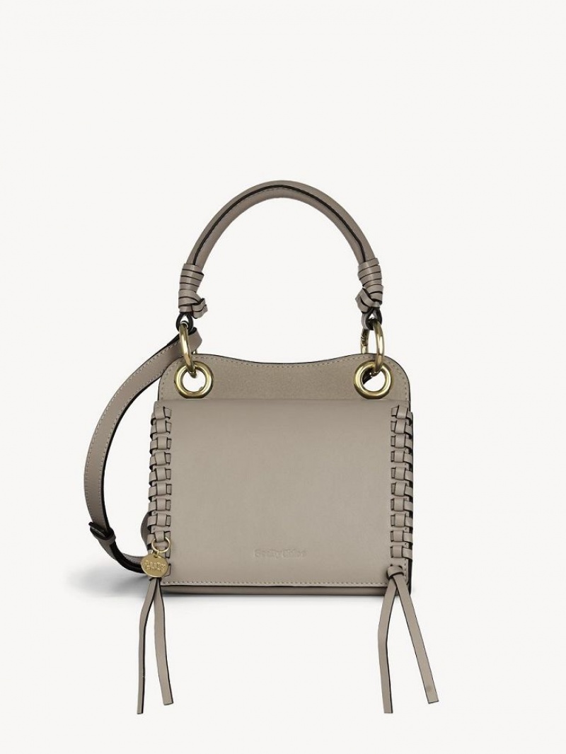 Chloe Mini Tilda Schultertaschen Grau | CHE-SR14636