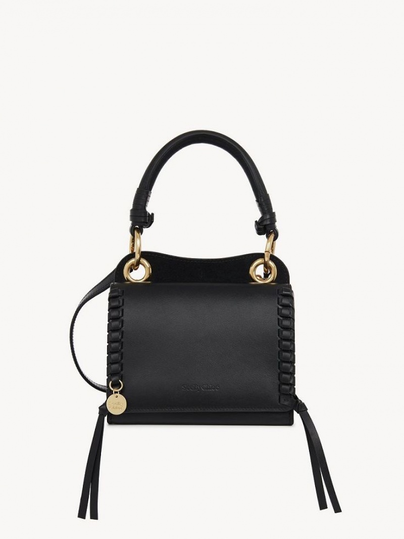 Chloe Mini Tilda Schultertaschen Schwarz | CHE-SR14635