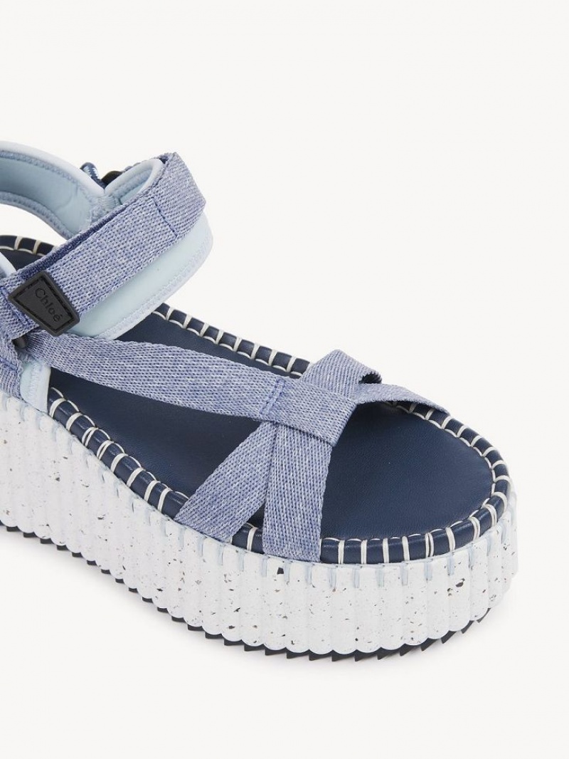 Chloe Nama Sandalen Blau | CHE-SR14148