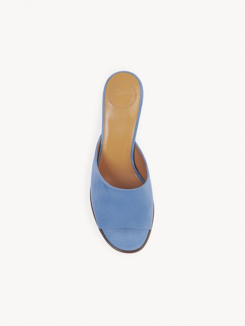 Chloe Oli High-heel Mule Tiefesblau | CHE-SR14158