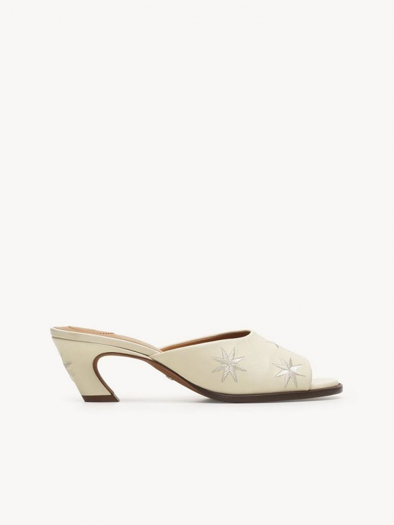 Chloe Oli High-heel Mule Weiß | CHE-SR14157