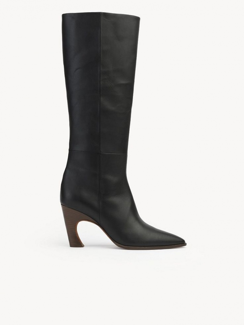 Chloe Oli Hohe Stiefel Schwarz | CHE-SR14203