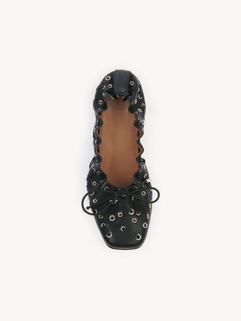 Chloe Oracia Ballet Flat Schwarz | CHE-SR14267